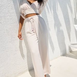 Two-Piece Swim Cover-Up Jumpsuit | Lulus
